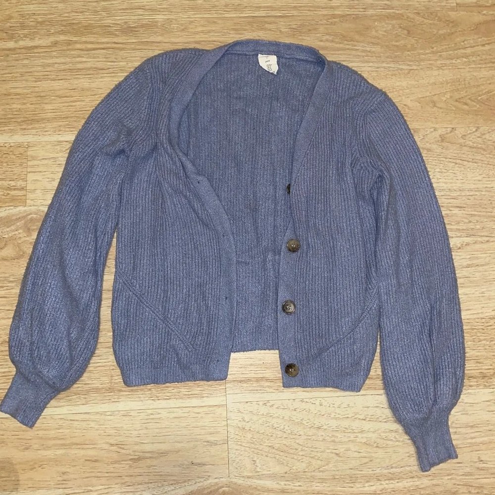 Light blue cardigan